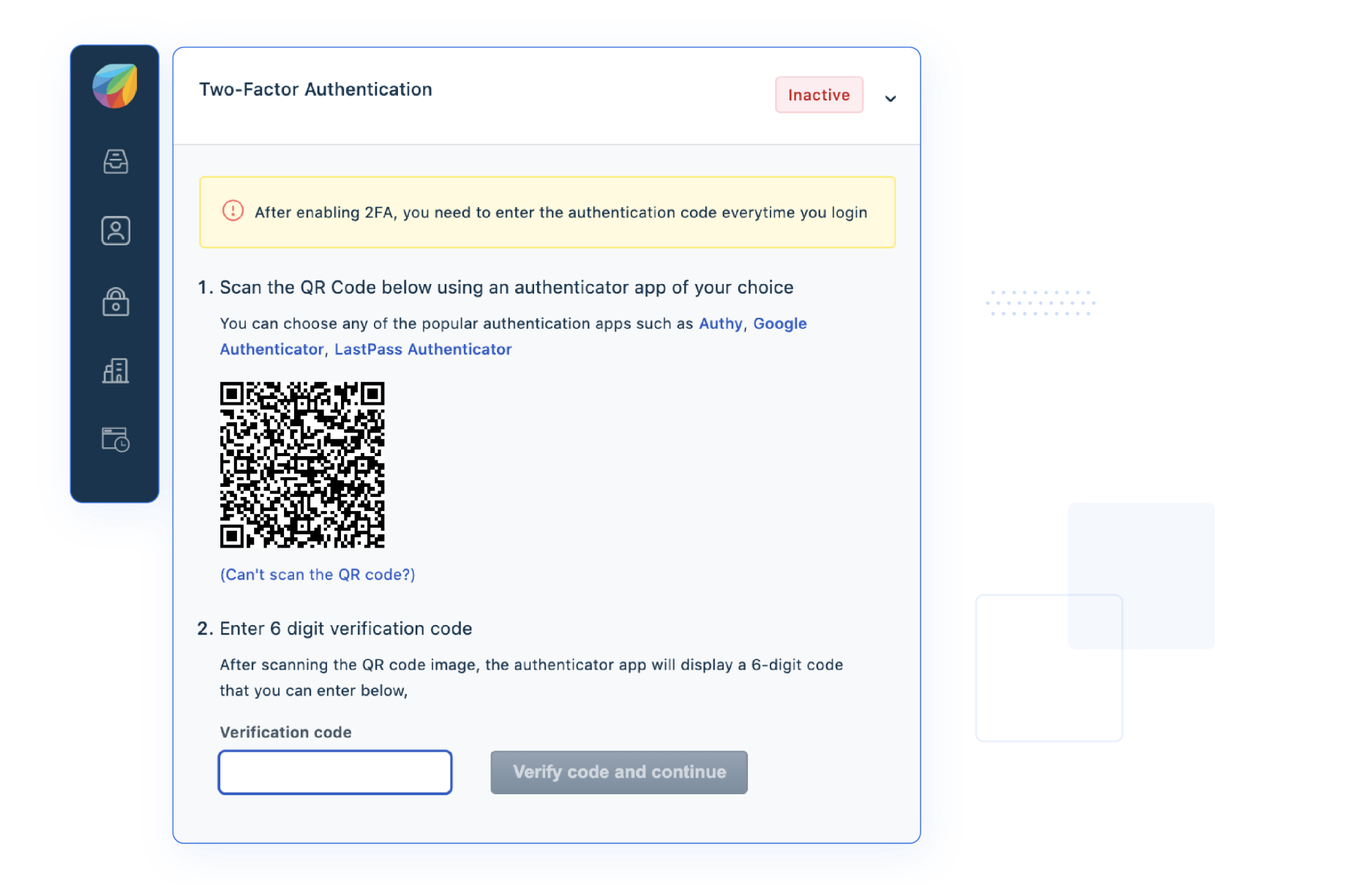 two-factor authentication